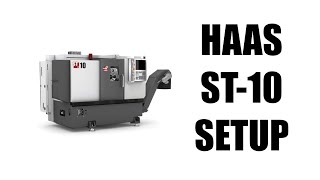 HAAS ST10 CNC Lathe Start Up [upl. by Rosenbaum449]