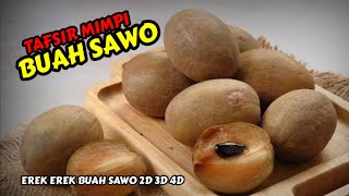 Tafsir Mimpi Buah Sawo amp Erek Erek Buah Sawo 2D 3D 4D [upl. by Elletnahc]