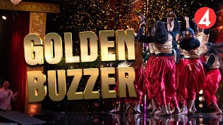 GOLDEN BUZZER  Indisk Fikas underbara dans får Davids Golden Buzzer i Talang 2022 [upl. by Pogue44]