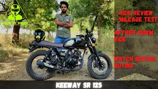 KEEWAY SR 125  in depth review and mileage test after 100km ride  hindi  keeway benelli [upl. by Nina515]