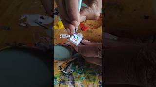 customising my keyboard part 5 art acrylic artist painting paintingstyles acrylicpainting [upl. by Gnivre]