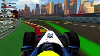 F1 05 Platinum Detroit Street Circuit World Record  Gold 122764 [upl. by Odragde]