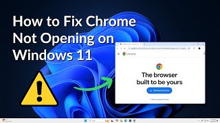 How to Fix Chrome Not Opening on Windows 11 [upl. by Garnes]