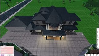 Trying to make a roof for my house in Bloxburg Roblox [upl. by Adrianne]