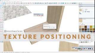 Como editar texturas com Plugin Texture Positioning no Sketchup 2023 [upl. by Erot]