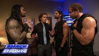 The Shield takes out Brad Maddox SmackDown April 25 2014 [upl. by Kimbra]