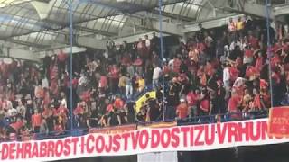 Montenegro vs Serbia Fans Fight [upl. by Sedgewick]