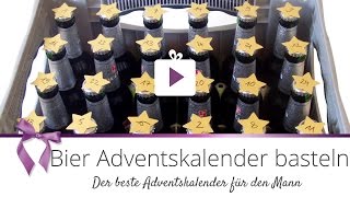 DIY Bier Adventskalender basteln  DANATO [upl. by Eleni]