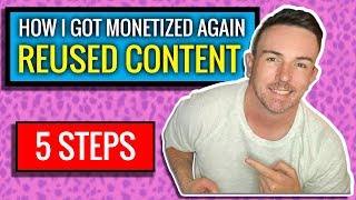 How I Got Monetized Again After Reused Content [upl. by Ellenoj]