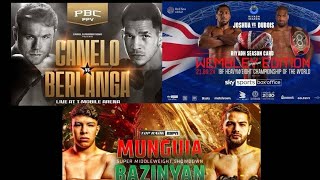 September Boxing Schedule boxing amazonprime daznboxing espnboxing toprankboxing ibf [upl. by Rawna]