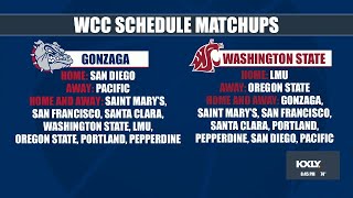 WCC schedule matchup [upl. by Launce]