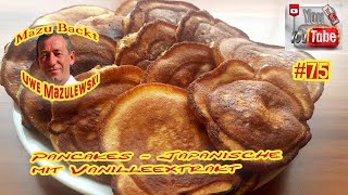 Pancakes  Japanische  Vanilleextrakt  Frühstück mit Mazu Backt 75 Uwe Mazulewski Tutorial [upl. by Eiznikam]