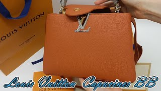 UNBOXING Louis Vuitton Capucines BB M97980 [upl. by Ardnos]