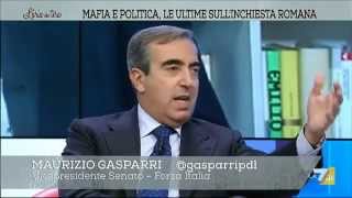 Mafia capitale Gasparri Vi dico chi è Carminati [upl. by Conias]