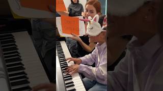 Can you play piano BLINDFOLD 🤯🎹🤣 pianostudent classicalmusic pianoteacher piano music [upl. by Naras]