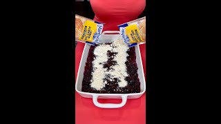 3 Ingredient Cobbler 🫐 easyrecipes easydessert berries [upl. by Eddy190]