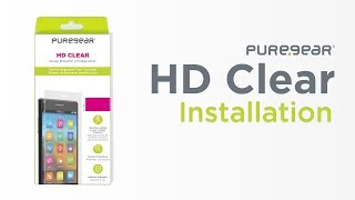 PureGear HD Clear Screen Protector Installation [upl. by Kcirredal353]