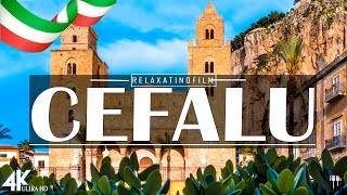 Beautiful Cefalu 4K • Relaxing Italian Music Instrumental Romantic • Video 4K UltraHD [upl. by Netsua]