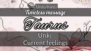 TAURUS ♉️ UNKI CURRENT FEELINGS TIMELESS URDUHINDI tarot reading taurus currentfeelings [upl. by Siuol]