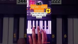 Ignite  K391 amp Alan Walker Easy Piano Tutorial viral shorts [upl. by Imiaj]