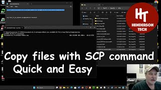 Copy Files with SCP Easy Command Line Tutorial [upl. by Ayatal40]