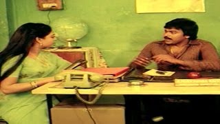 Chantabbai Movie  Funny Conversation Between Chiranjeevi amp Mucherla Aruna  ChiranjeeviSuhasini [upl. by Inohtna]