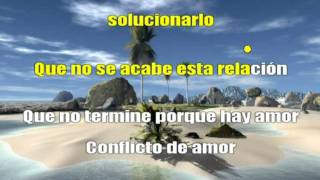 Karaoke Salsero  Conflicto de Amor [upl. by Anilram]