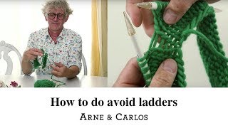 How to avoid ladders when working on double pointed needles ARNE amp CARLOS [upl. by Allez952]