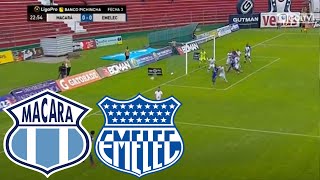 Macara VS Emelec 11  LIGA PRO Fecha 13 [upl. by Eldreeda761]