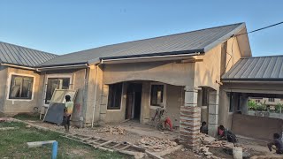 Genesis of designing Borga Home with special natural stones building in Ghana 🇬🇭 [upl. by Manus]