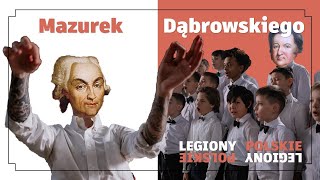 Wybicki śpiewa Jak powstał HYMN narodowy POLSKI Mazurek Dąbrowskiego LEGIONY POLSKIE we Włoszech [upl. by Mckale]