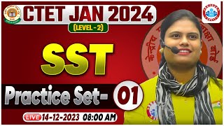 CTET Jan 2024  CTET Practice Set 01 SST PYQs For CTET SST By Aarooshi Maam [upl. by Breana]