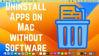 How to Uninstall Apps on Mac without any Software [upl. by Enilreug171]