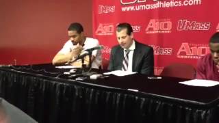 UMass Basketball Postgame Press Conference Following 7562 Loss To Miami [upl. by Kcirddet]