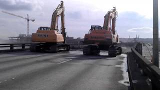 Alaskan Way Viaduct Demolition  Crunchers 2 [upl. by Yenoh]