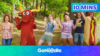 A GoNoodler Went Yodeling  More Dance Along Videos for Kids  Earth Day  GoNoodle [upl. by Yemarej]