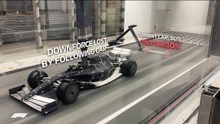 FIRST LOOK Formula 1’s 2021 car in the wind tunnel [upl. by Franni330]