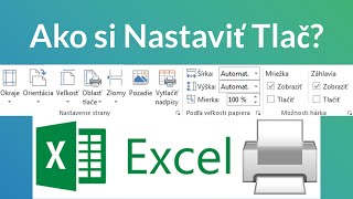 Online Kurz Microsoft Excel  Ako si Nastaviť Tlač v Microsoft Excel a Tlačiť Tabuľky a Hárky 🖨️ [upl. by Haneeja]