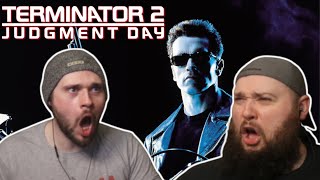 TERMINATOR 2 JUDGEMENT DAY 1991 TWIN BROTHERS FIRST TIME WATCHING MOVIE REACTION [upl. by Engeddi]