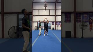 Sunday stunt session🫶🏼 cheerleading stunt athlete sports tumbling [upl. by Thrasher169]