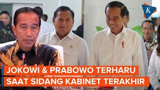 Jokowi dan Prabowo Saling Terharu dalam Sidang Kabinet Terakhir di IKN [upl. by Inaflahk]