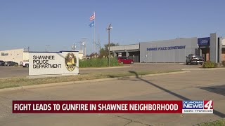 Fight leads to gunfire in Shawnee neighborhood [upl. by Baalman]