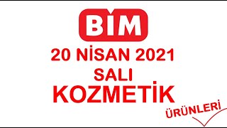 Bim 20 Nisan 2021 Salı Kozmetik Ürünleri [upl. by Aikar207]