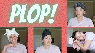 How to Plop Wavy Curly Hair  Does it Make A Difference [upl. by Sloane975]