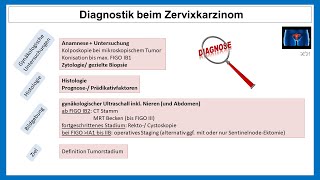 Diagnostik beim Zervixkarzinom  Strahlentherapie Prof Hilke Vorwerk [upl. by Adaiha475]