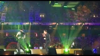 Rick Astley at Toppers in concert Amsterdam 2016  a medley ending with Never Gonna Give You up [upl. by Adnamor14]