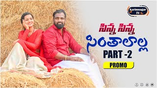 సిన్నసిన్నసింతాలల్లా పార్ట్ 2Sinna Sinna Sinthalalla Part 2Latest FolkSong PromoKarimnagar Tv [upl. by Neetsirhc]