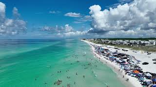 Flying Over Grayton Beach On July 4th in South Walton Florida [upl. by Stodder739]