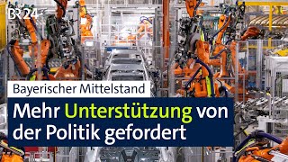 Bayerischer Mittelstand Umsätze brechen ein  BR24 [upl. by Yticilef]