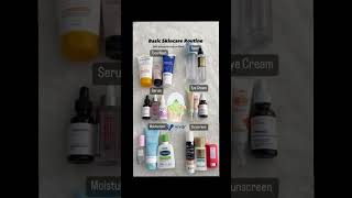 Basic skincare Routine skincare products shortfeed oilyskin skincondition shorts viral [upl. by Cralg]